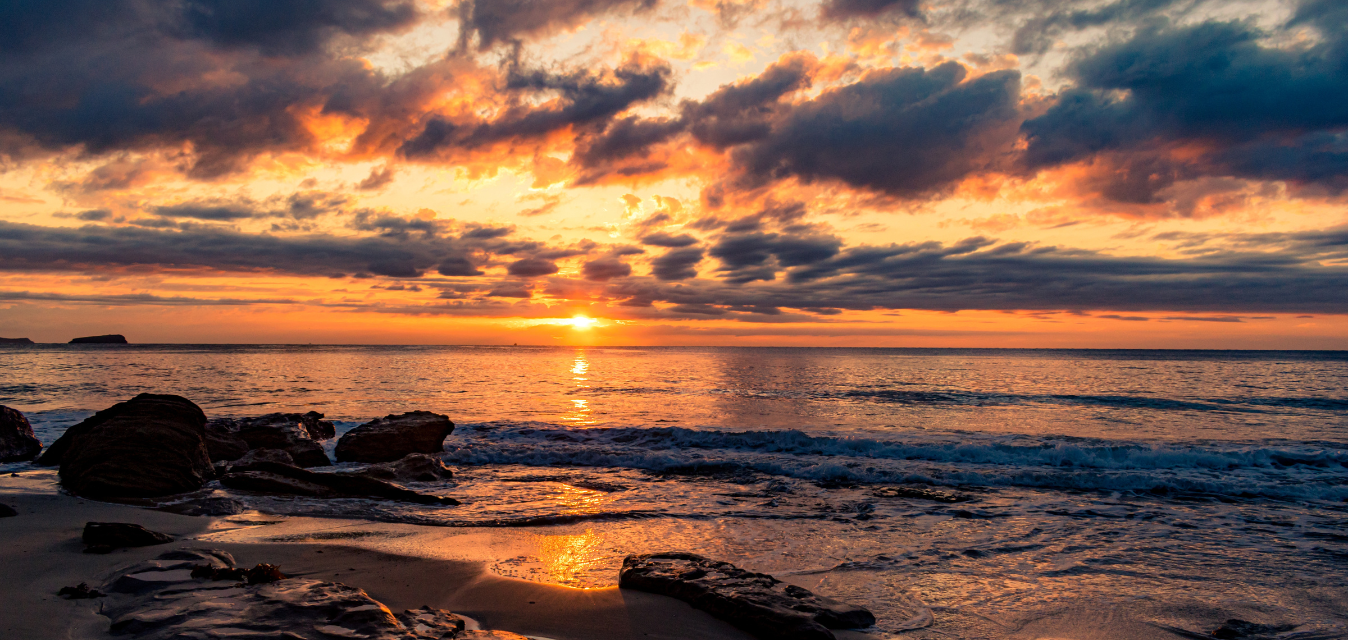Sonneuntergang am Meer