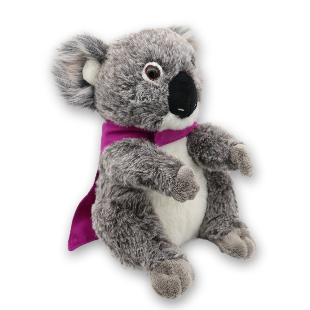 Kuschel-Koala mit Superhelden-Cape