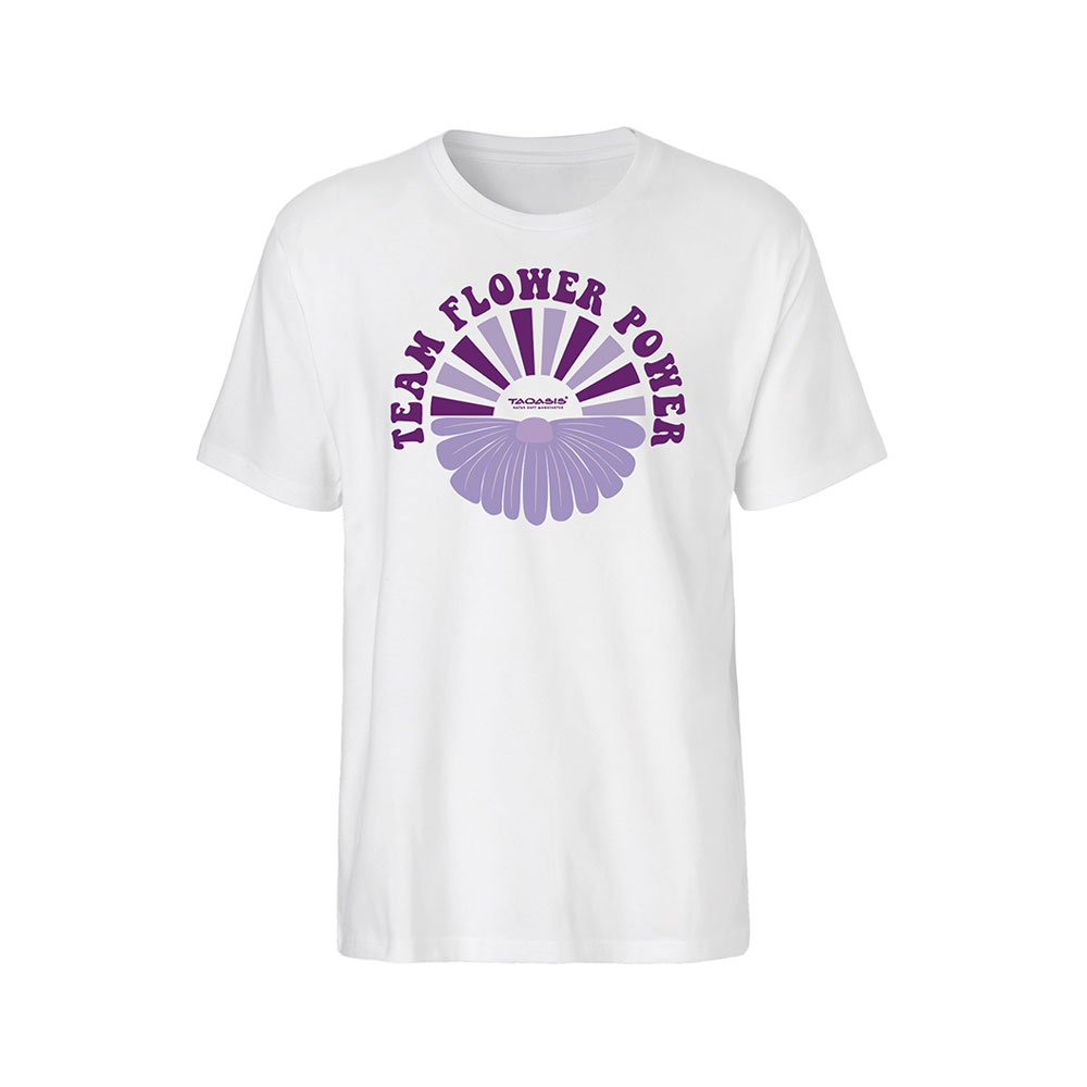 TAOASIS T-Shirt "Team Flower Power" Damen M