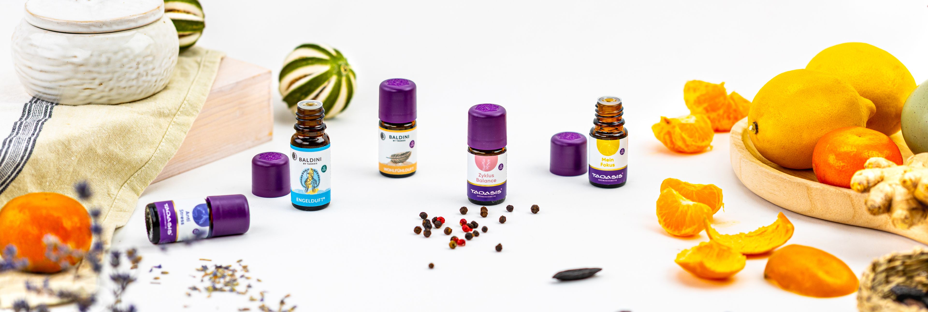 Duftkompositionen von Taoasis und Baldini