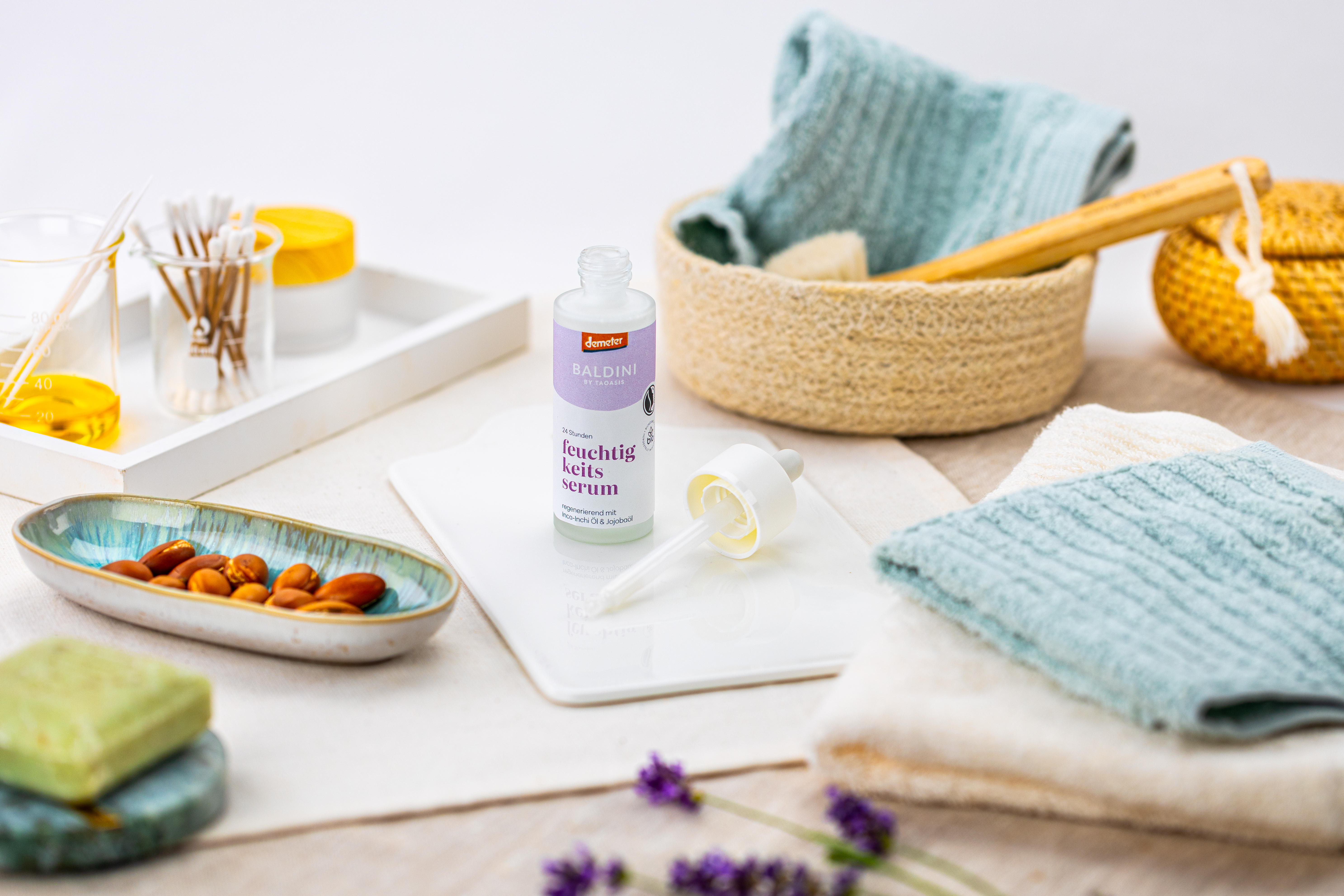 Baldini Naturkosmetik Feuchtigkeitsserum mit Pipette