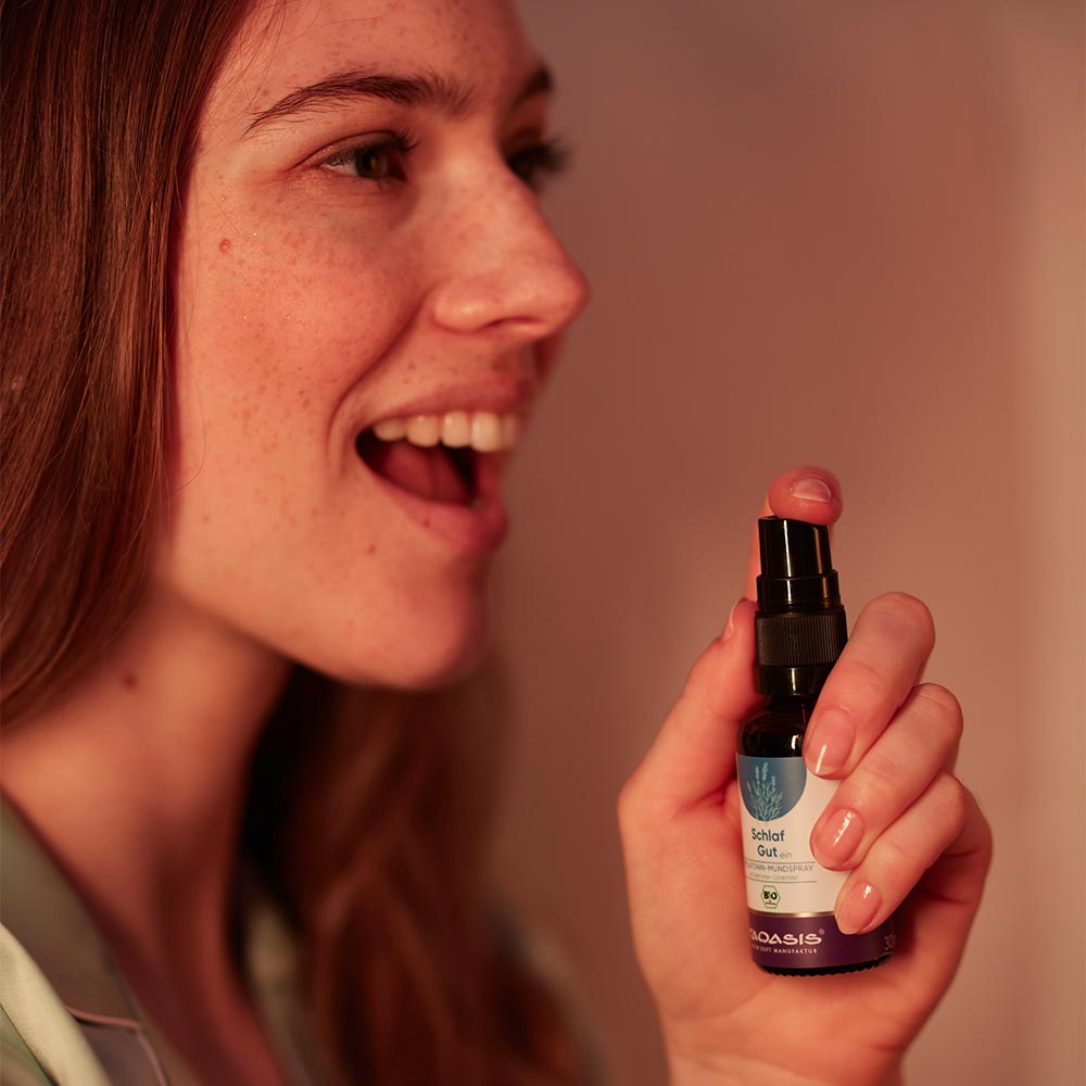 Schlaf gut ein Melatonin BIO Mundspray