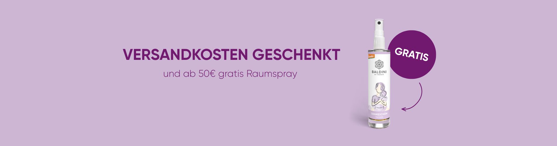 Versandkosten geschenkt