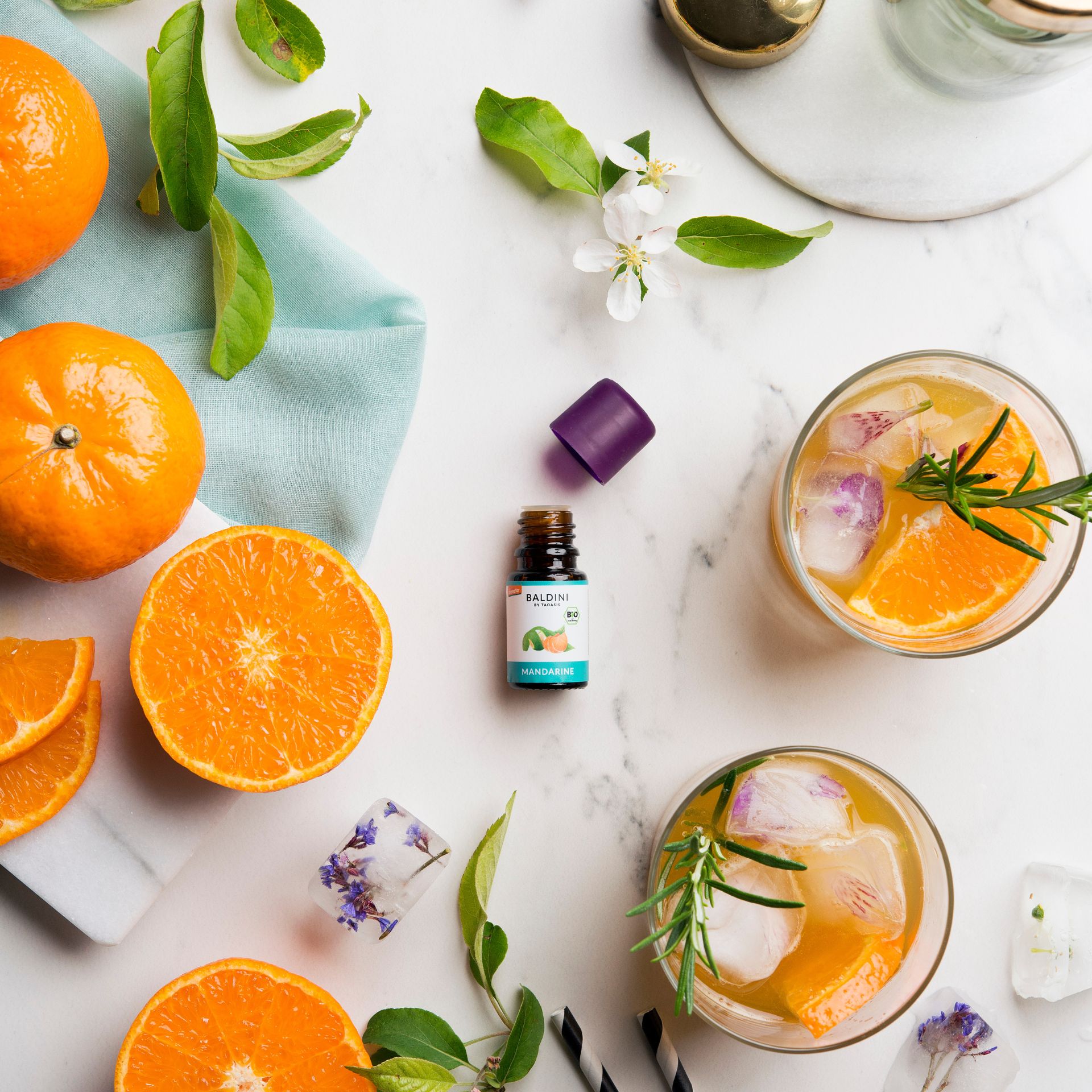 Frischer Sommercocktail
