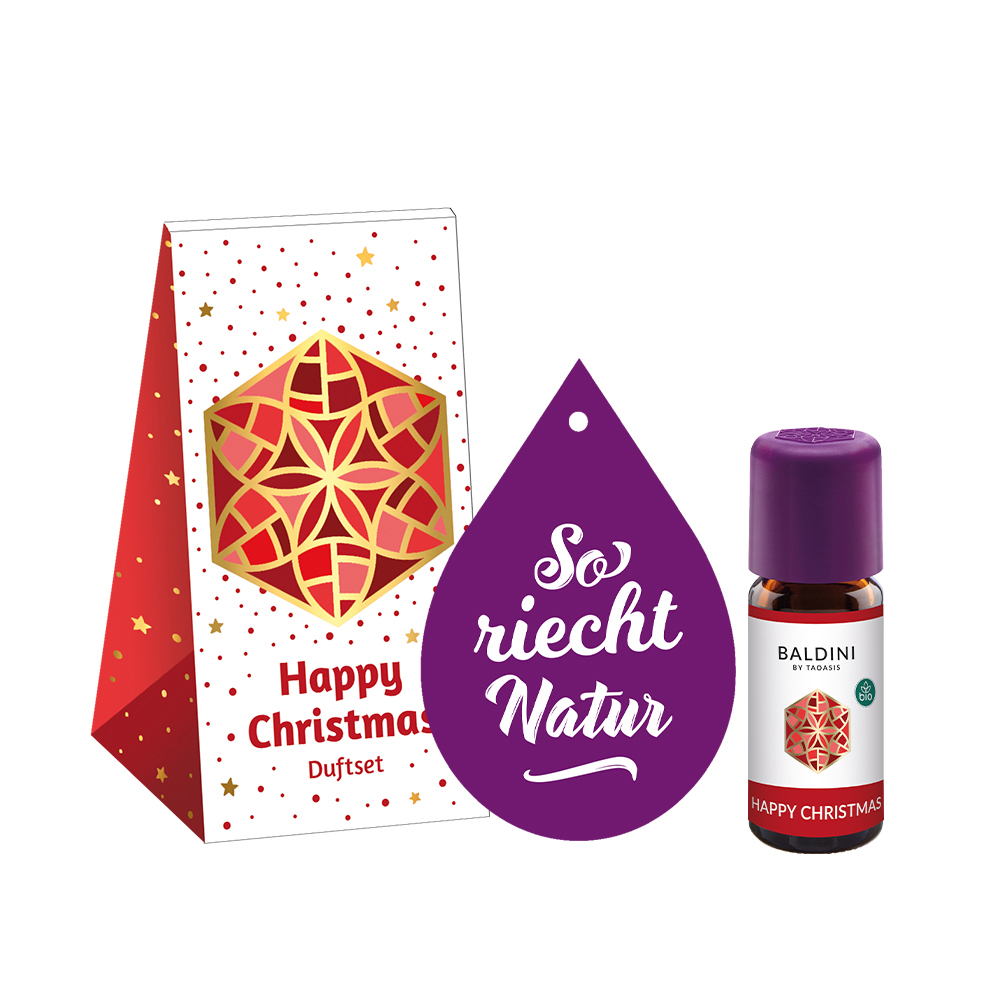 Baldini Happy Christmas mini gift set with decoration drops