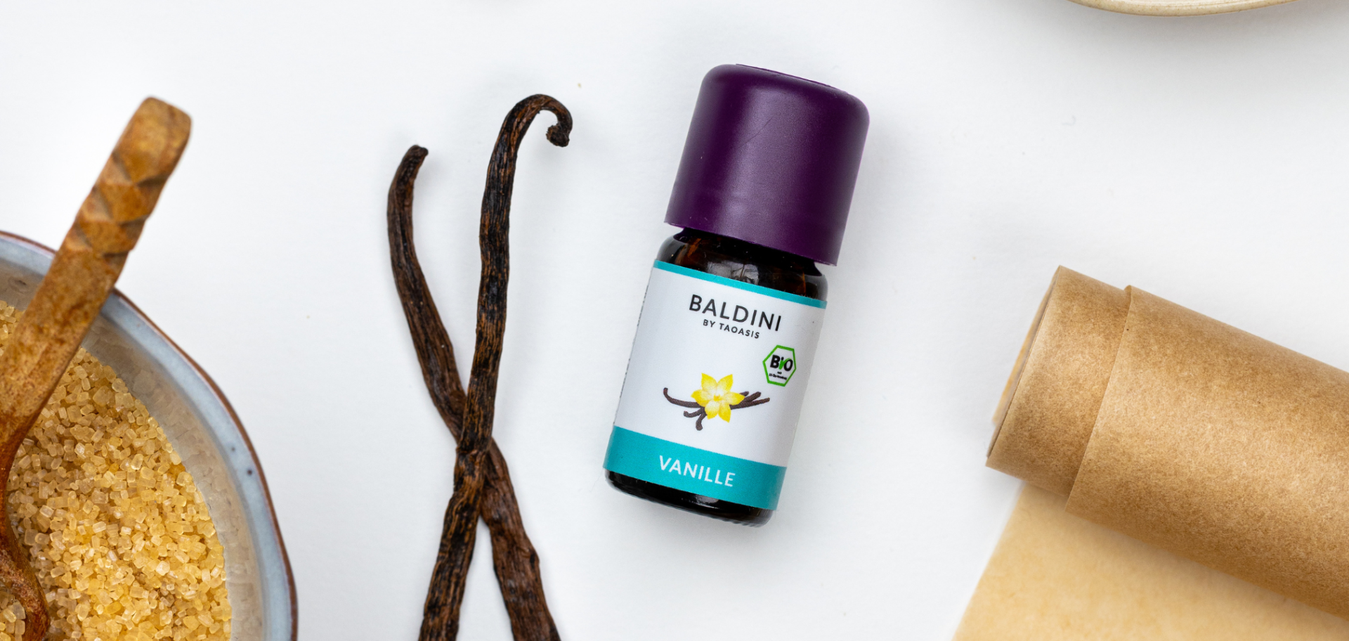 Baldini Bio-Essenz mit Vanilleschoten