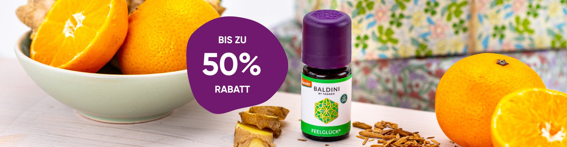 Duftkomposition Feelglück mit %0% Rabatt Hinweis 