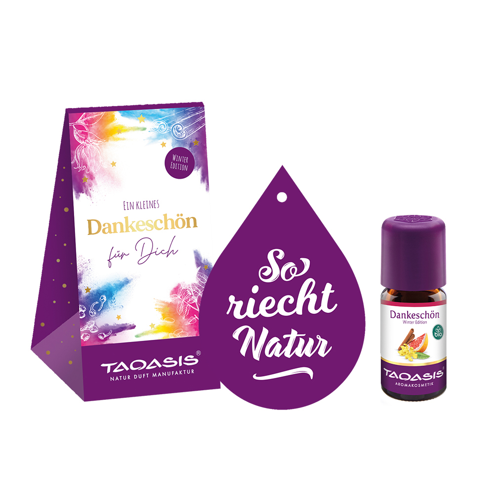 Dankeschön scent set winter edition with decoration drop