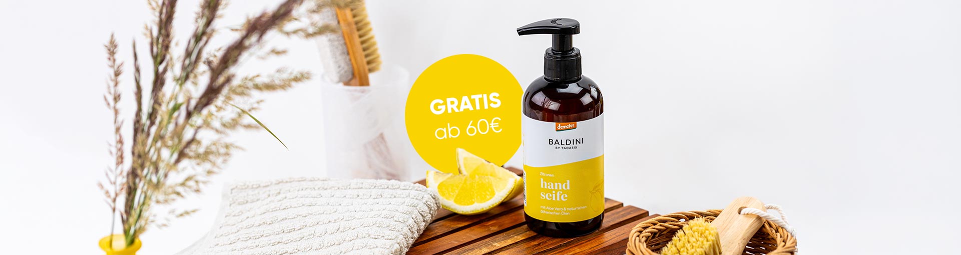 GRATIS Handseife Zitrus