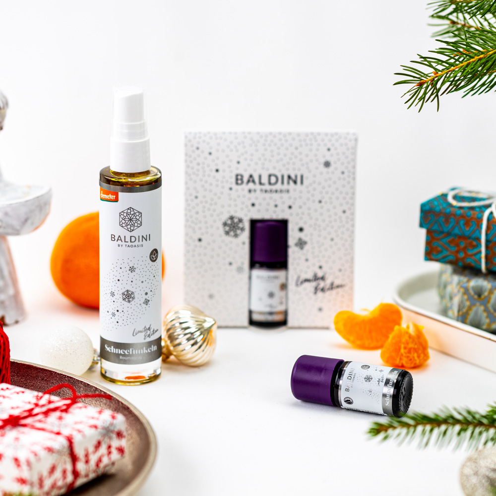 Baldini - Schneefunkeln Raumspray demeter
